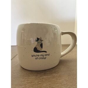 You're My Kind Of Crazy- Karma Gifts Cat Tapered Mug, 5.1-inch Length,Mugs